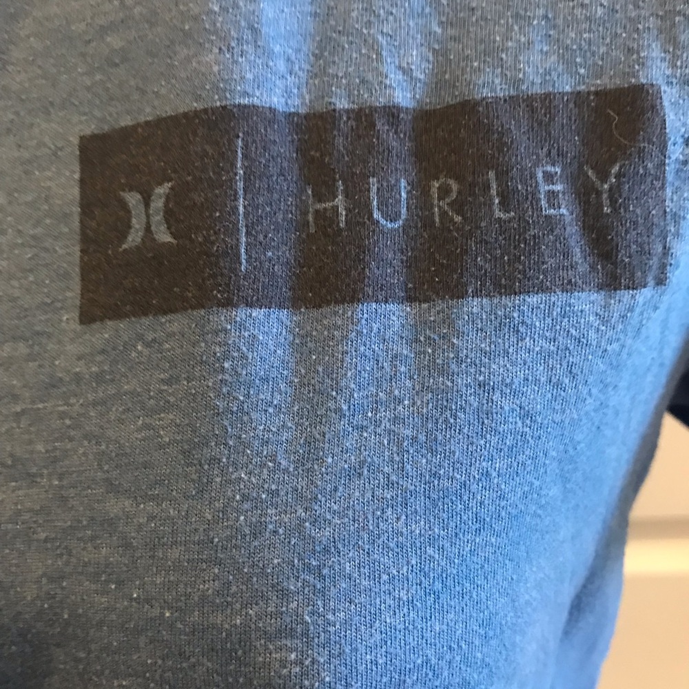 Men’s Hurley Crew Neck Blue Short Sleeve T-Shirt size small - Picture 6 of 9